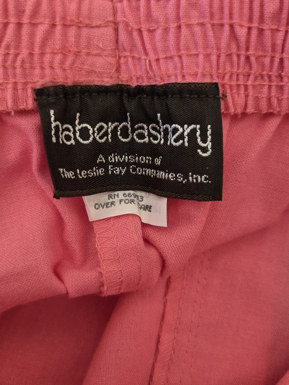 VTG Leslie Fay Haberdashery Pink Coral Trousers Size 16 NWT 90s High Waist - Picture 6 of 11